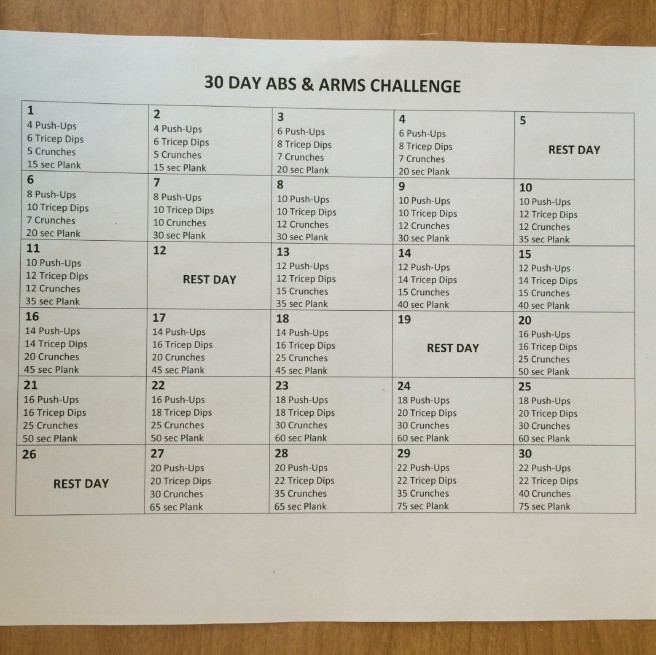 Abs & Arms Challenge